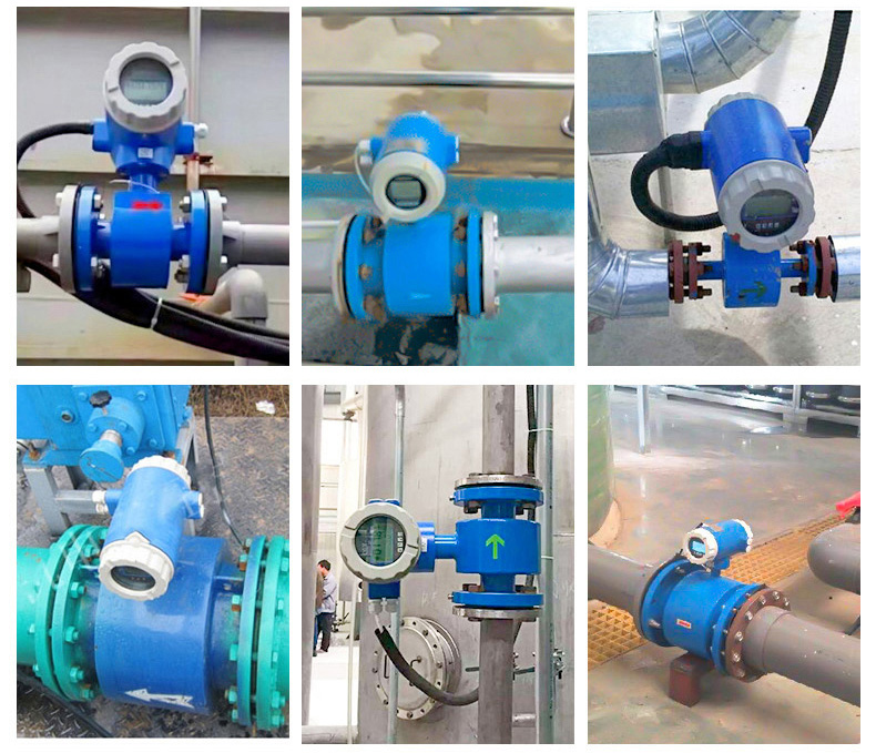 dn600污水流量计现场安装使用图