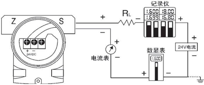 液体压力变送器接线图