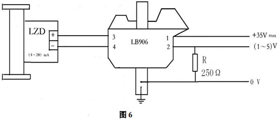 防腐型金属管浮子流量计本安防爆接线图
